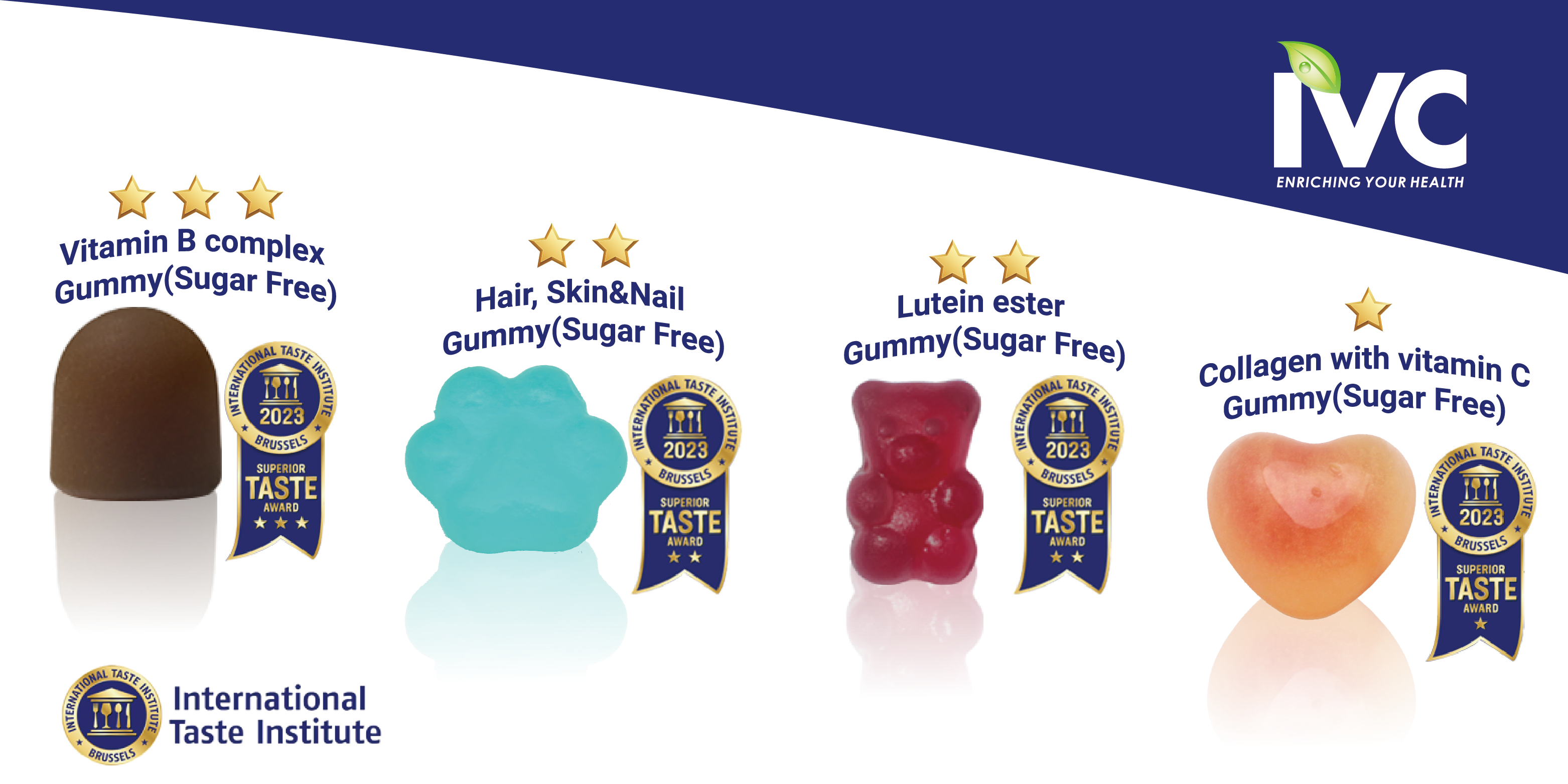 IVC’s Gummies Win 2023 Superior Taste Award From International Taste Institute